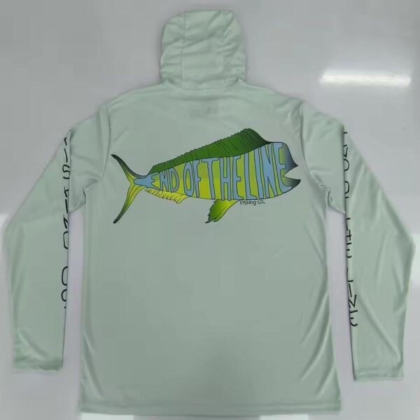 Teal Mahi Mahi Long Sleeve Shirt