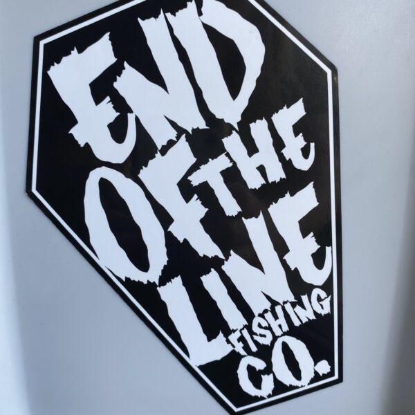 End of the line 7" High Gloss Coffin Sticker