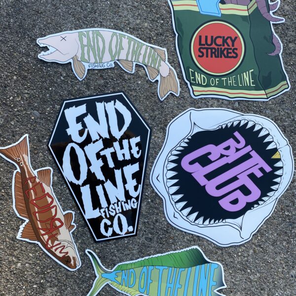 End of the Line Sticker 7" Gloss Pack