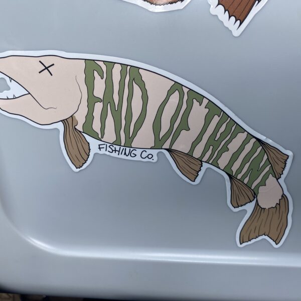 Muskie 7" High Gloss Sticker